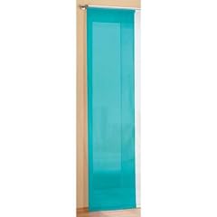 Preisg�nstiger Fl�chenvorhang Schiebegardine, transparent, unifarben, mit Zubeh�r, 245x60, T�rkis, 85589