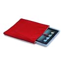 Premium Velour Micro Fibre Case Rot & Displayschutz für neuen Apple iPad Tablet WiFi 16GB 32GB 64GB