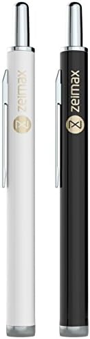 Zeimax 2 Pcs Stylus Set Black/White Stylus Univeersal Touchh Screen Capacitive Pens