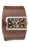 Diesel Analog Brown Leather Strap And Dial Men's Watch #DZ1296