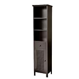 Elite Home Fashions 7831 Savannah Linen Tower Dark Espresso
