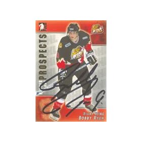 Bobby Ryan, Owen Sound Attack - OHL, 2004 In The Game Heroes and Prospects Autographed Card