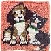 Latch Hook Kit 12''x 12'' - Best Friends