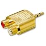 Philips SWA3552 - Audio adaptor - RCA (F) - mini-phone stereo 3.5 mm  (M) - shielded