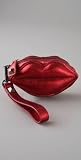 Betsey Johnson Handbags Lips Wristlet