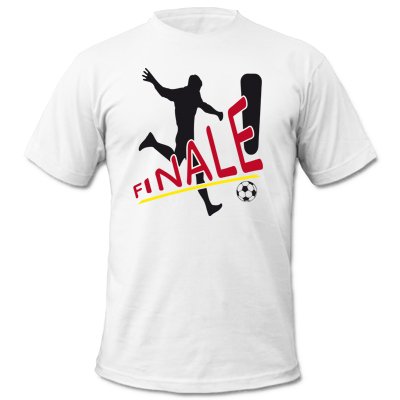 DEUTSCHLAND MOTIV 3 – Kinder T-Shirt Weiss / Schwarz-Rot-Gelb Gr. 122-128