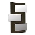 Emile Wengé Wood 3-Up Collage Mirror
