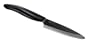 Kyocera Revolution Series 4-1/4 Inch Utility Knife, Black Blade