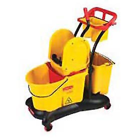 Rubbermaid Wavebrake® Mopping Trolley With Downward Pressure Wringer