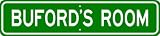 BUFORD ROOM SIGN - Personalized Gift Boy or Girl, Aluminum