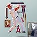 Fathead MLB LA Angels Mike Trout - Life-Size Officially Licensed MLB Removable Wall Decal