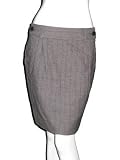 DIESEL Wool Pleated Pencil Skirt in Gray