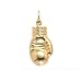 Boxing Glove Charm 14k Gold 32mm
