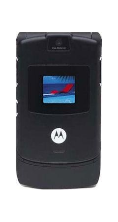 Childrens Toyshop  Electronics : Motorola RAZR V3 Black Mobile Phone on Orange PAYG