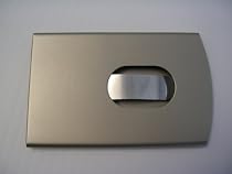 Metal Push-thru Business Card Case / Credit Card Holder