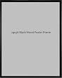 Black Wood 24x36 Poster Frame