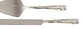 Hortense B. Hewitt Wedding Accessories, Cake and Knife Serving Set, Graceful Heart