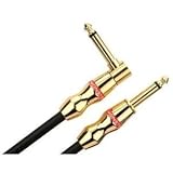 Monster Rock Instrument Cable - 3 Feet - Angled 1/4-Inch Plugs