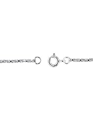 1.45mm 0.925 Sterling Silver Twisted Box Chain 16in, 18in, 20in or 24in Necklace