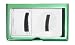 Green Ipod Holder Metal Belt Buckle