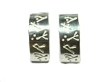 Sterling Silver Scandinavian Norse Runic Earrings