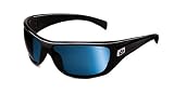 Bolle Sunglasses - Sport: Cobra / Frame: Shiny Black Lens: Polarized Offshore Blue (Eliminates glare from the water's surface and has Hydrophobic coating which repels water)