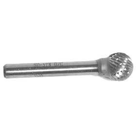 Champion USD5 Contractor Series Bright Finish Burs Solid Carbide Ball Shape 1 2 Cutter... by Champion Tools