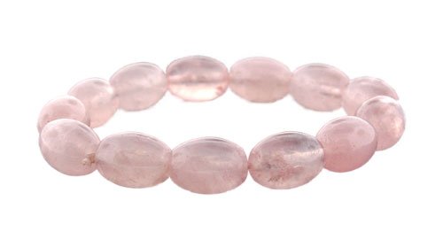 Click here to buy Melon Style Bracelet - Rose Quartz.