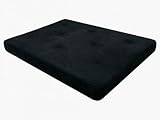 6" Futon Mattress (Black) (74"D x 6"H x 53"W)
