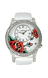 Ed Hardy Antoinette White watch #AN-WH