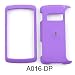 Solid Rubberized Fluorescent Purple Snap-on Faceplate Case Cover For LG Env3 VX9200 (Comes With Free Key Chain)