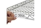 Clear Label Holder 12W With Paper Insert. Package of 12