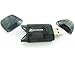 BlueProton USB 2.0 SDHC/SDXC Card Reader Writer (Black)