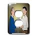 Rich Diesslins Funny General - Editorial Cartoons - Bad Committee Practices - Survivor - Light Switch Covers - 2 plug outlet cover