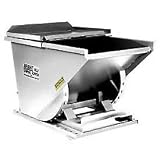1/2 Cu Yd Stainless Steel Heavy Duty Self Dumping Forklift Hopper