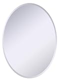 Odelia Oval Bevel Frameless Wall Mirror