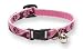 Tickled Pink - Lupine Adjustable Safety Collars for Cats with Bell - 1/2 in. x 8 in. - 12 in.