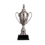Golf Pewter Finish Trophy Cup, 12 inches H (M)