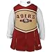 Reebok San Francisco 49ers Maroon Girls 2-Piece Cheerleader Dress