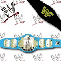 Buy WWE Adult Winged Eagle Champion Replica Wrestling Belt with Blue strap by Figures Inc.