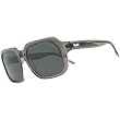 Vestal St. Jane Adult Hand Formed Acetate Lifestyle Sunglasses - Polished Clear/Red Gray/Brushed Gun Metal