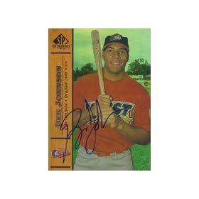 Ben Johnson, Peoria Chiefs - Cardinals Affiliate, 2000 Upper Deck SP Top Prospects Autographed Card