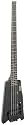 Hohner B2ADB-BK Headless 4 String Bass with Licensed by Steinberger Bridge and Drop D Clutch