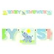 Adorable Ark Noah's Ark Baby Shower Jointed Banner