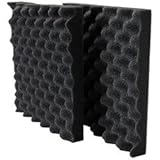 Acoustic Foam 1-1/2" x 12" x 12" 2 Pieces UL 94