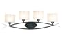 Kenroy Home 91264OBZ Pisces 4-Light Vanity, Oxidized Bronze
