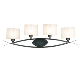 Kenroy Home 91264OBZ Pisces 4-Light Vanity, Oxidized Bronze by Kenroy Home