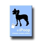 Chinese Crested iPoop Fridge Magnet