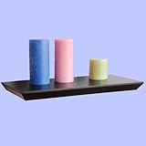 Ennospace 18 Inch x 8 Inch x 1.25 Inch Oliver Wall Shelf Display Floating Shelves Black