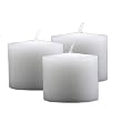 10 Hour White Unscented Votive Candles (Box of 72)